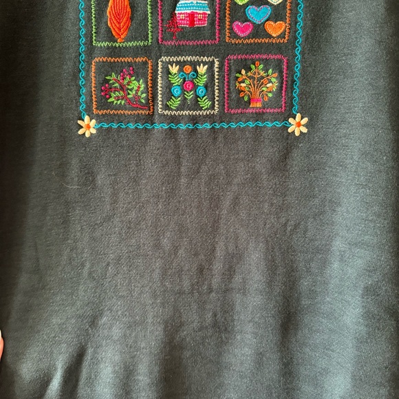 💐 Vintage Bonnie Evans Stitch Collared Pullover (Size 1X -Fits like a Large) 💐 - Picture 13 of 13